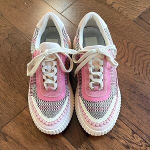 Dolce Vita Pink and White Sneakers. Women’s size 8